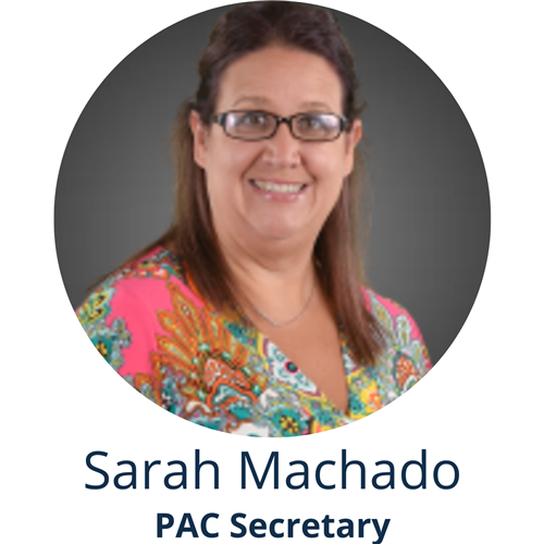 PAC Secretary Sarah Machado